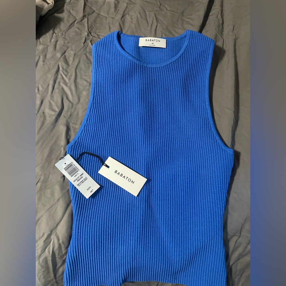 Babaton Vibrant Blue Knit Top